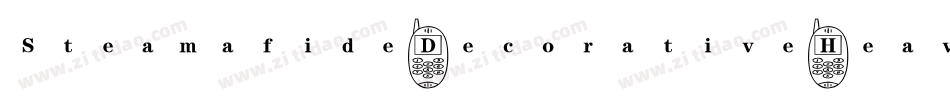 Steamafide Decorative Heavy手机版字体转换
